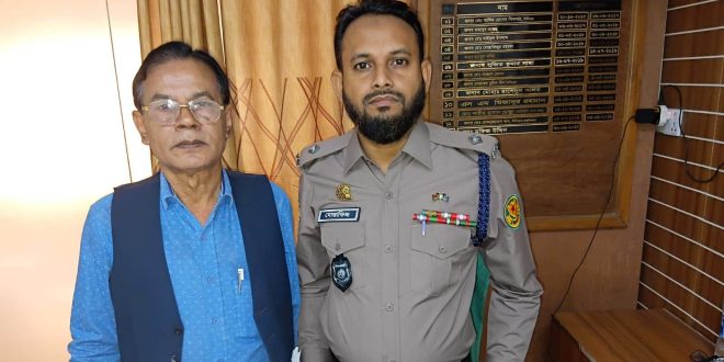 একটি অন্তরঙ্গ মূহুর্তে নিউজ ফেয়ার গ্রুপ এর সম্পাদক